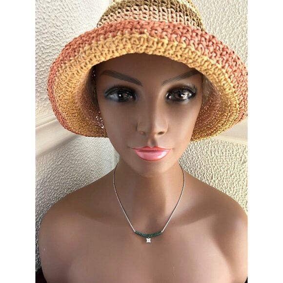 Stunning 14k Green Diopside & Diamonds Necklace - Picture 11 of 11